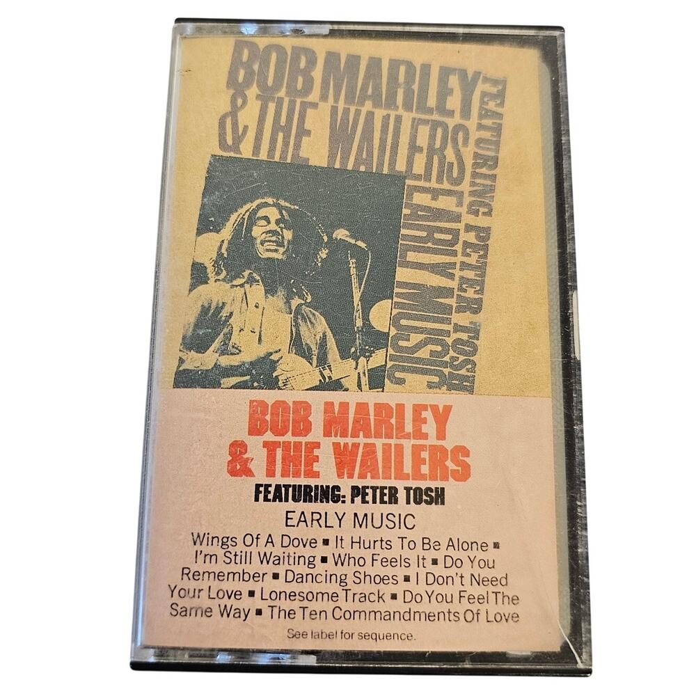 Bob Marley & The Wailers Early Music Cassette 1977 CBS Peter Tosh PZT34760